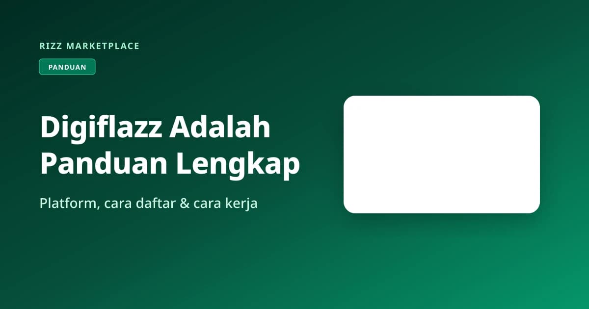 Ilustrasi Digiflazz sebagai platform supplier produk digital